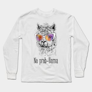 No Prob Llama Long Sleeve T-Shirt